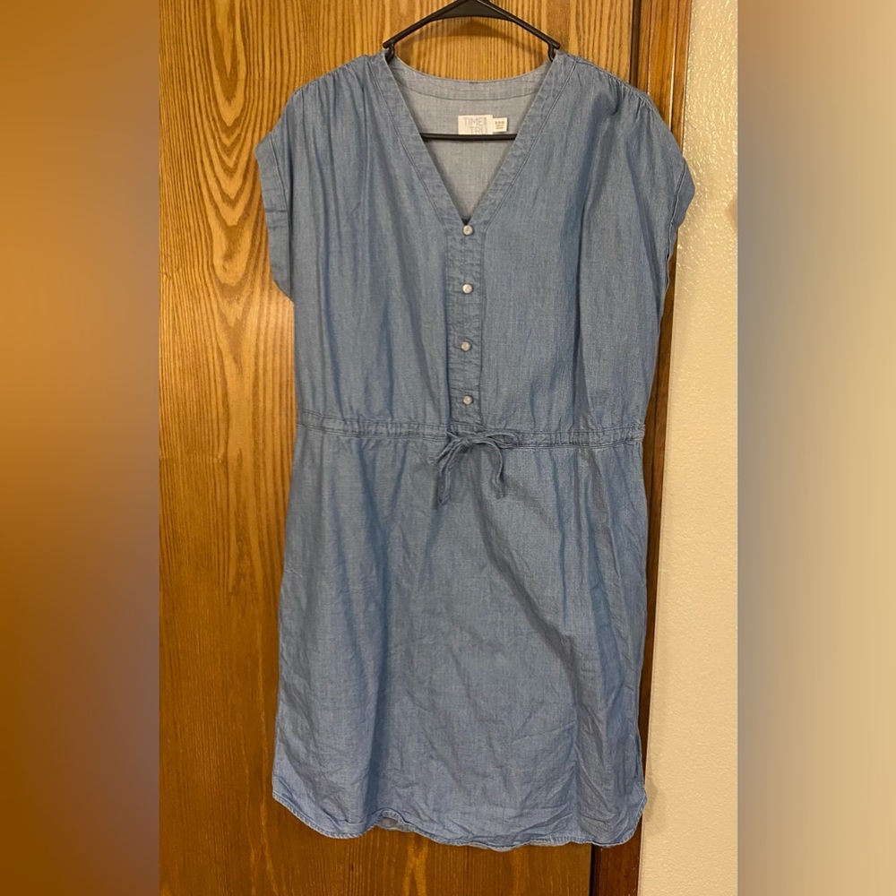 Time and Tru Light Blue Denim Dress